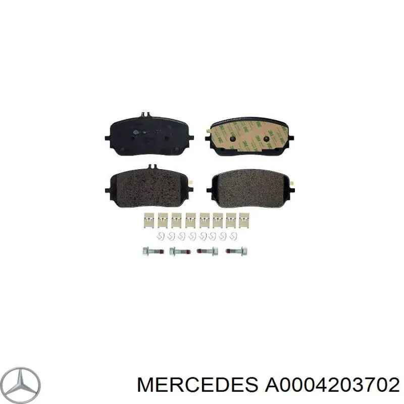 Sapatas do freio dianteiras de disco Mercedes A0004203702 preço, a partir de 150,13 USD
