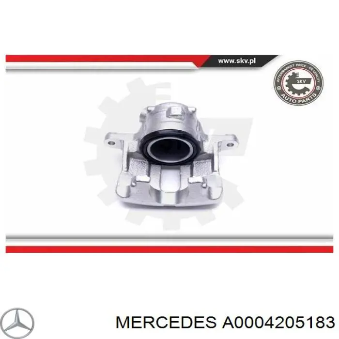 Compre A0004205183 Mercedes Suporte do freio dianteiro direito