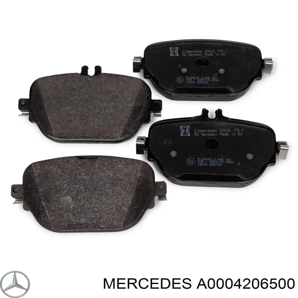 Sapatas do freio traseiras de disco Mercedes A0004206500 preço, a partir de 57,12 USD