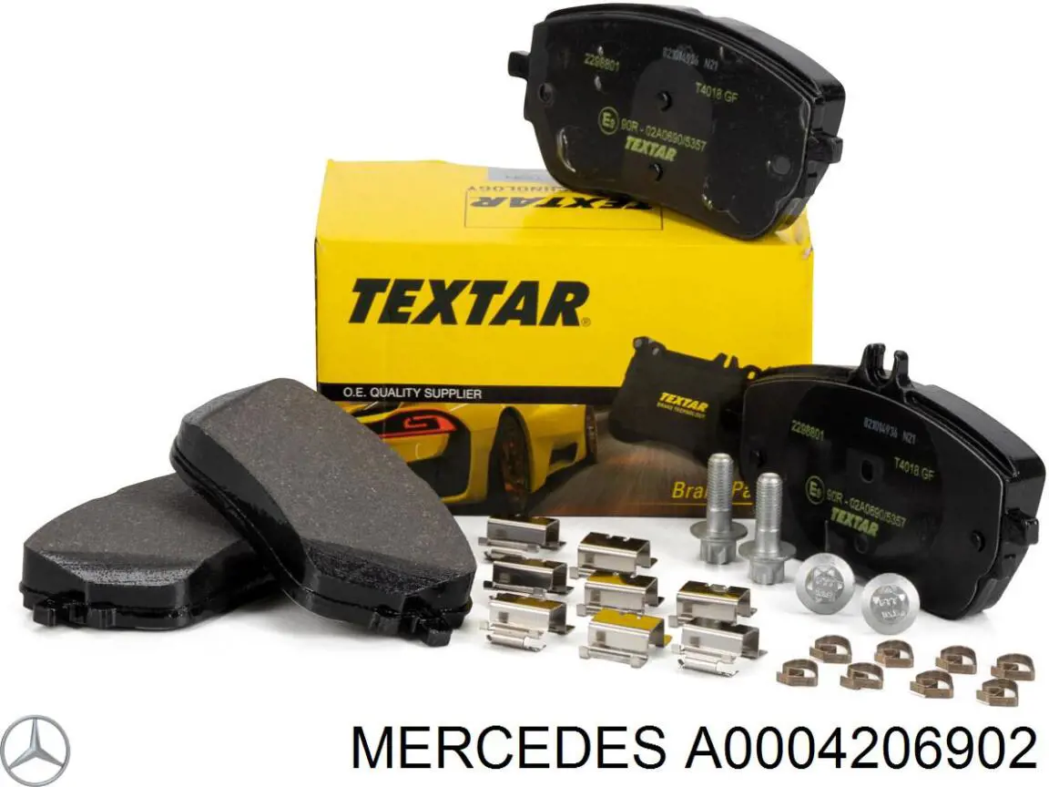 Sapatas do freio dianteiras de disco Mercedes A0004206902 preço, a partir de 32,67 USD