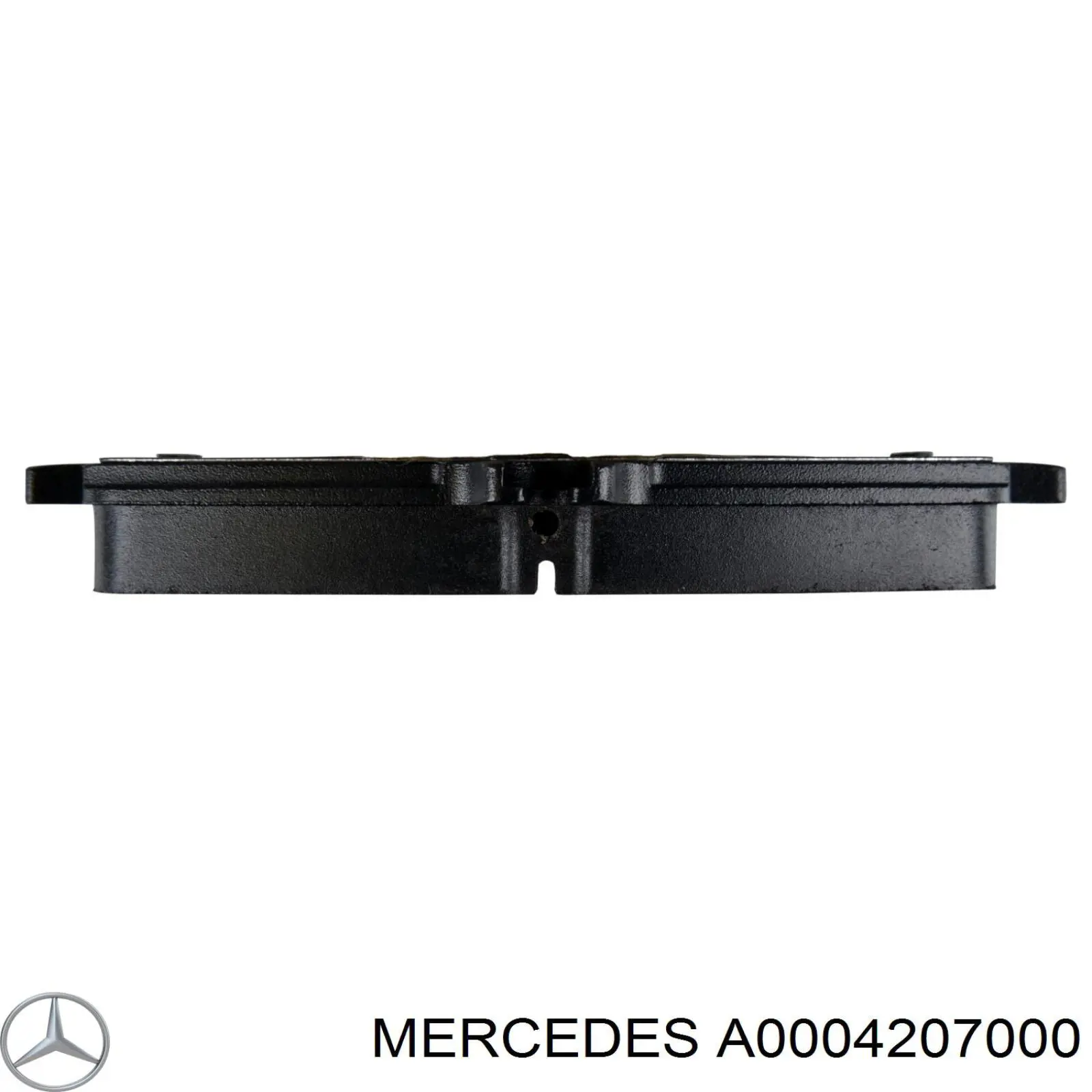Compre A0004207000 Mercedes Sapatas do freio dianteiras de disco