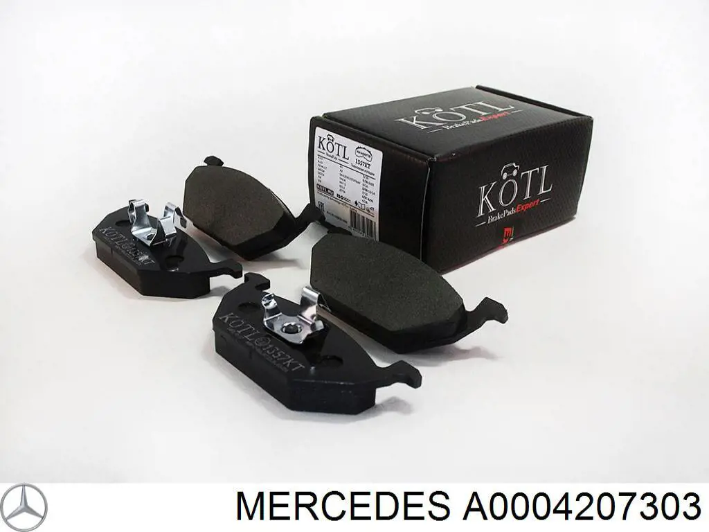 Sapatas do freio traseiras de disco Mercedes A0004207303 preço, a partir de 95,94 USD