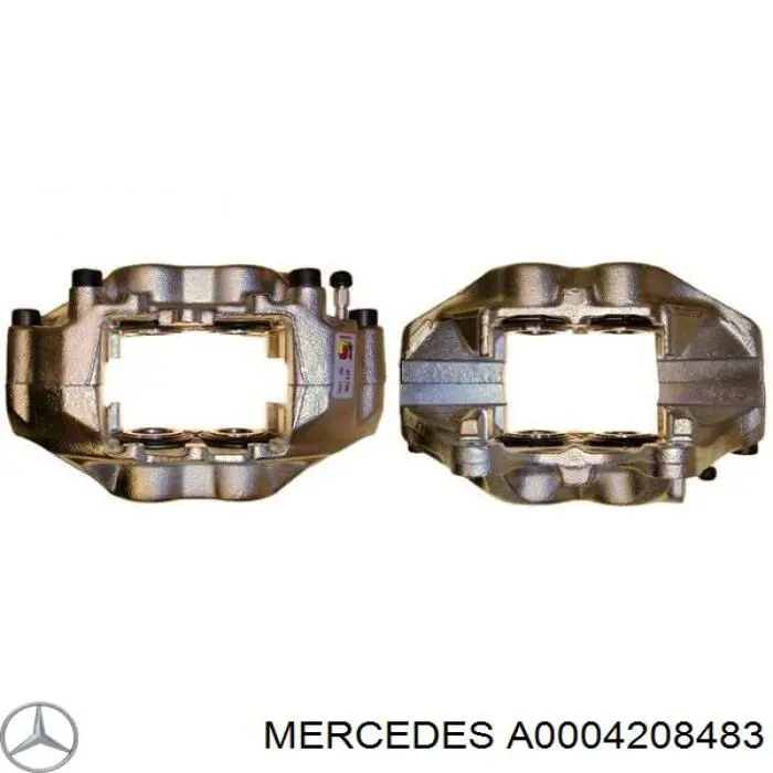 A0004208483 Mercedes Suporte do freio dianteiro esquerdo