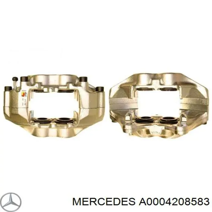 A0004208583 Mercedes Suporte do freio dianteiro direito