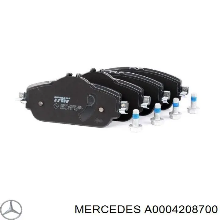 Sapatas do freio dianteiras de disco Mercedes A0004208700 preço, a partir de 41,13 USD