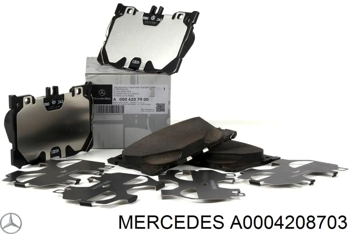 Sapatas do freio traseiras de disco Mercedes A0004208703 preço, a partir de 39,62 USD
