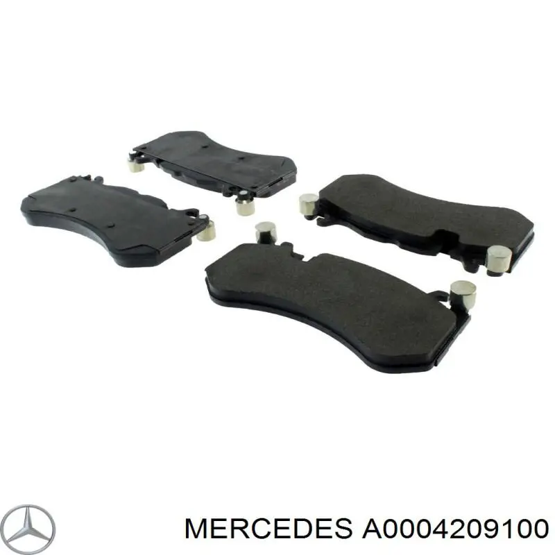 Sapatas do freio dianteiras de disco Mercedes A0004209100 preço, a partir de 127,35 USD