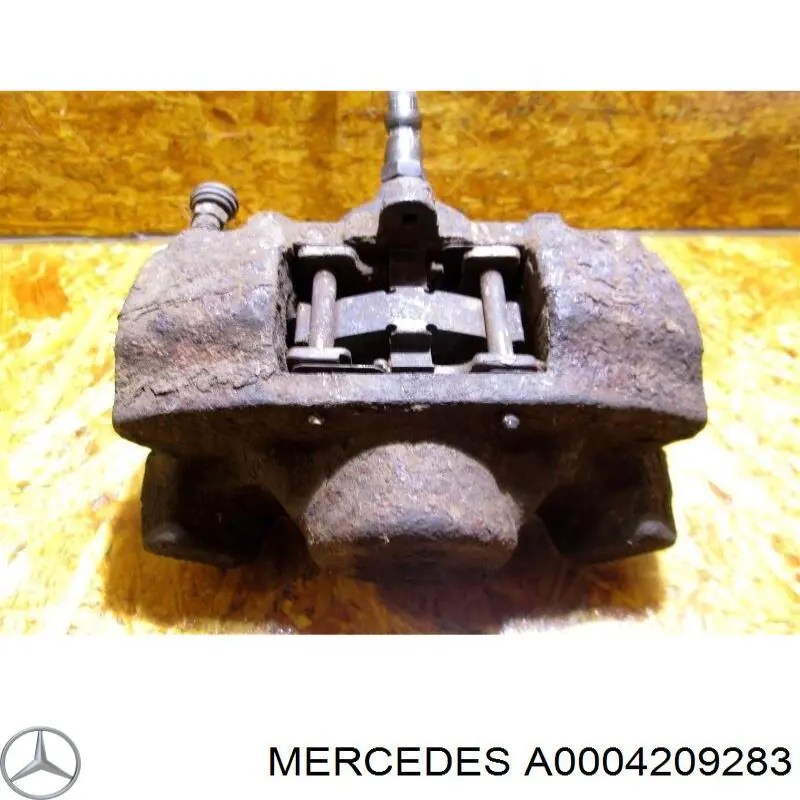 Compre A0004209283 Mercedes Suporte do freio traseiro esquerdo