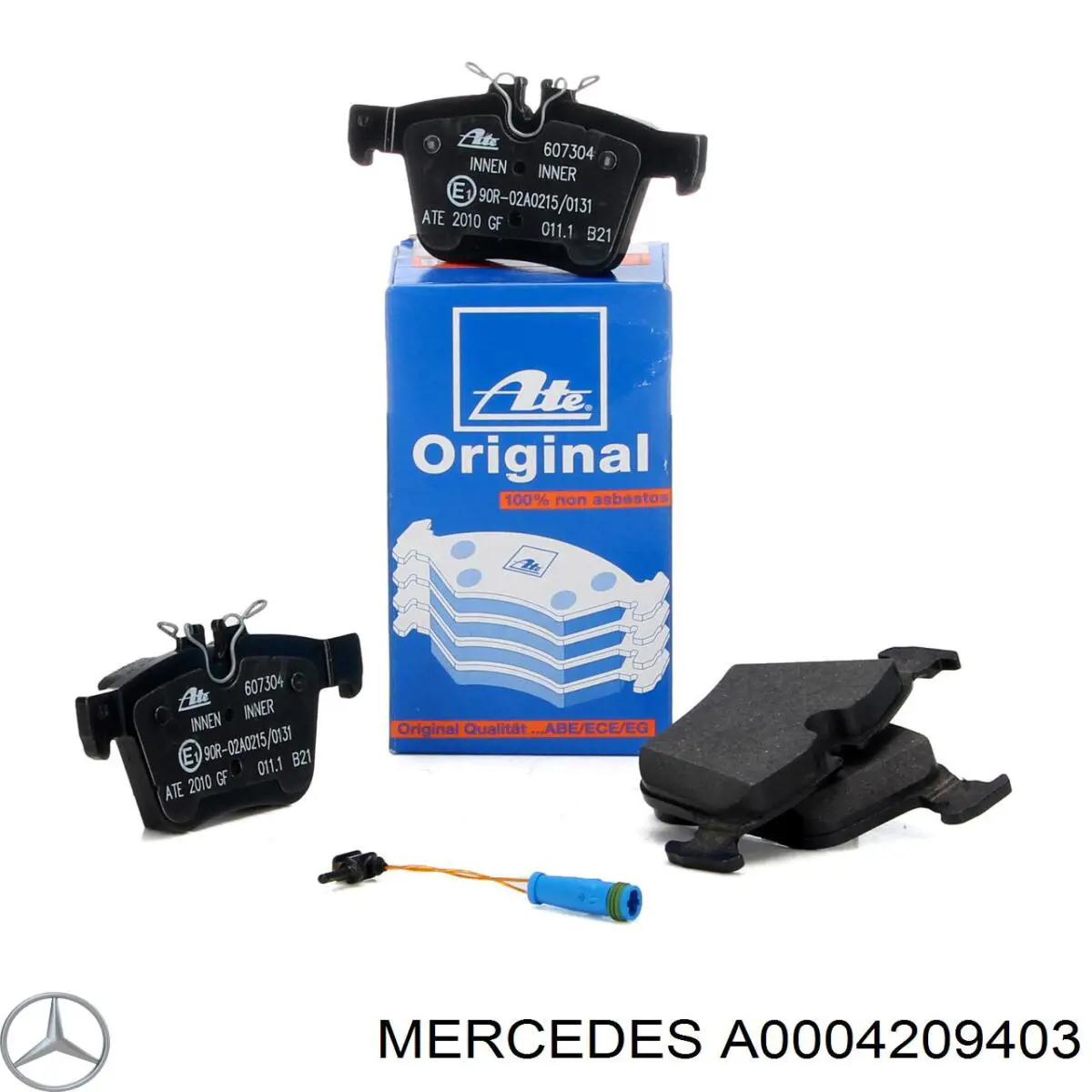Sapatas do freio traseiras de disco Mercedes A0004209403 preço, a partir de 29,38 USD