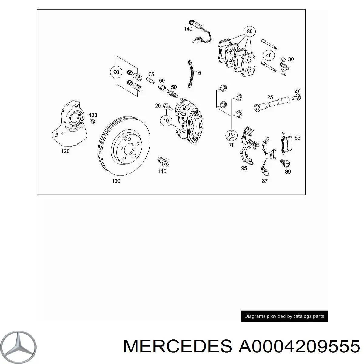 A0004209555 Mercedes 