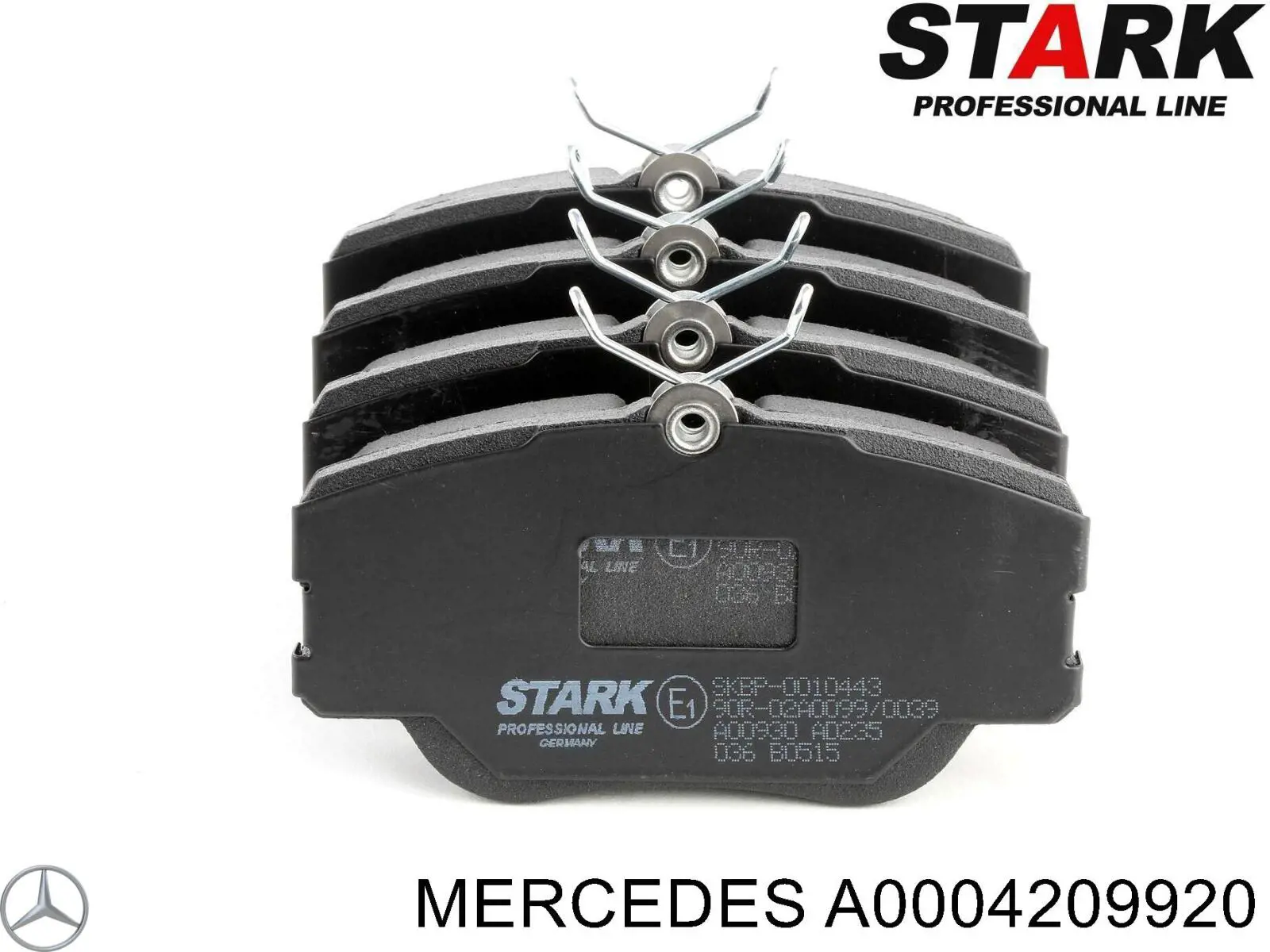 Sapatas do freio dianteiras de disco Mercedes A0004209920 preço, a partir de 22,40 USD