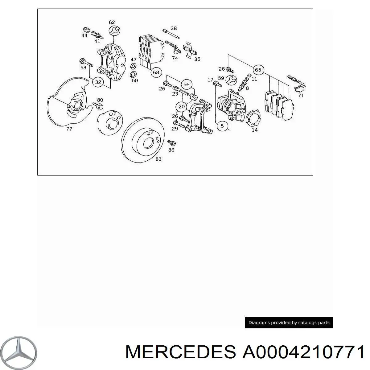  Mercedes A0004210771 preço, a partir de 16,92 USD