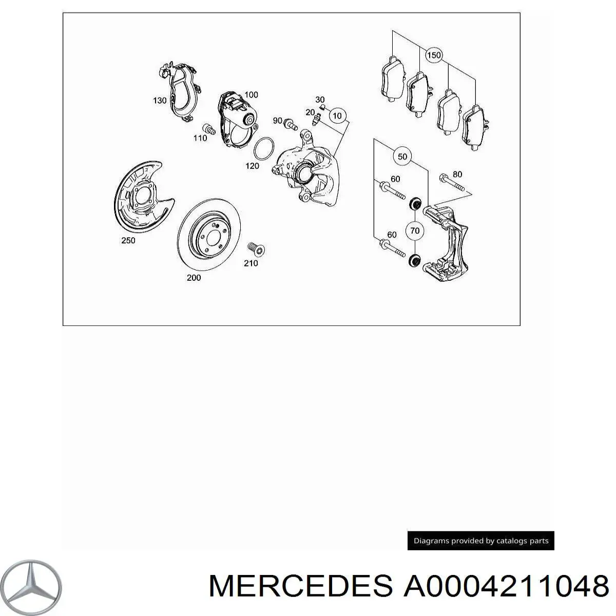  Mercedes A0004211048 preço, a partir de 14,64 USD