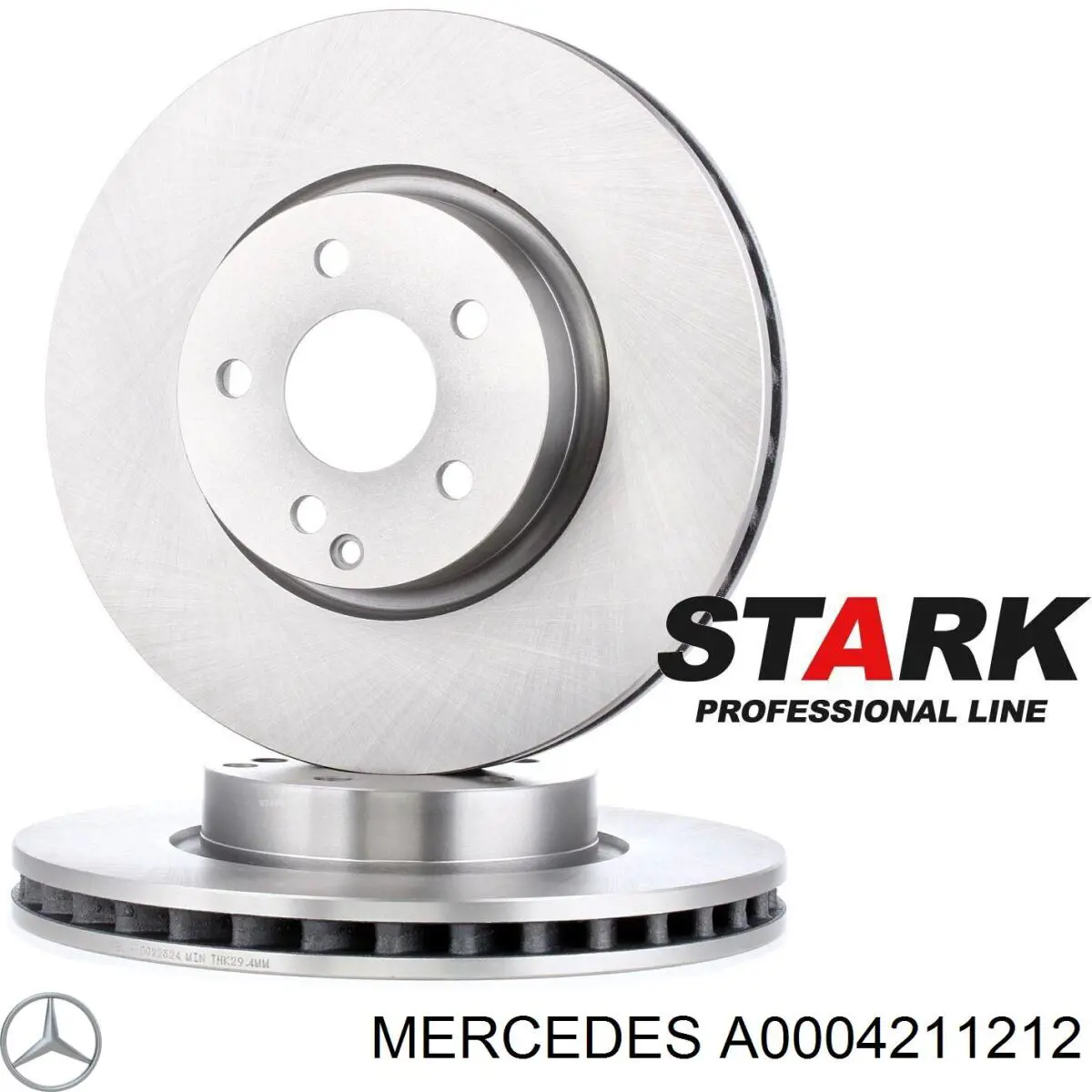 Disco do freio dianteiro Mercedes A0004211212 preço, a partir de 65,29 USD