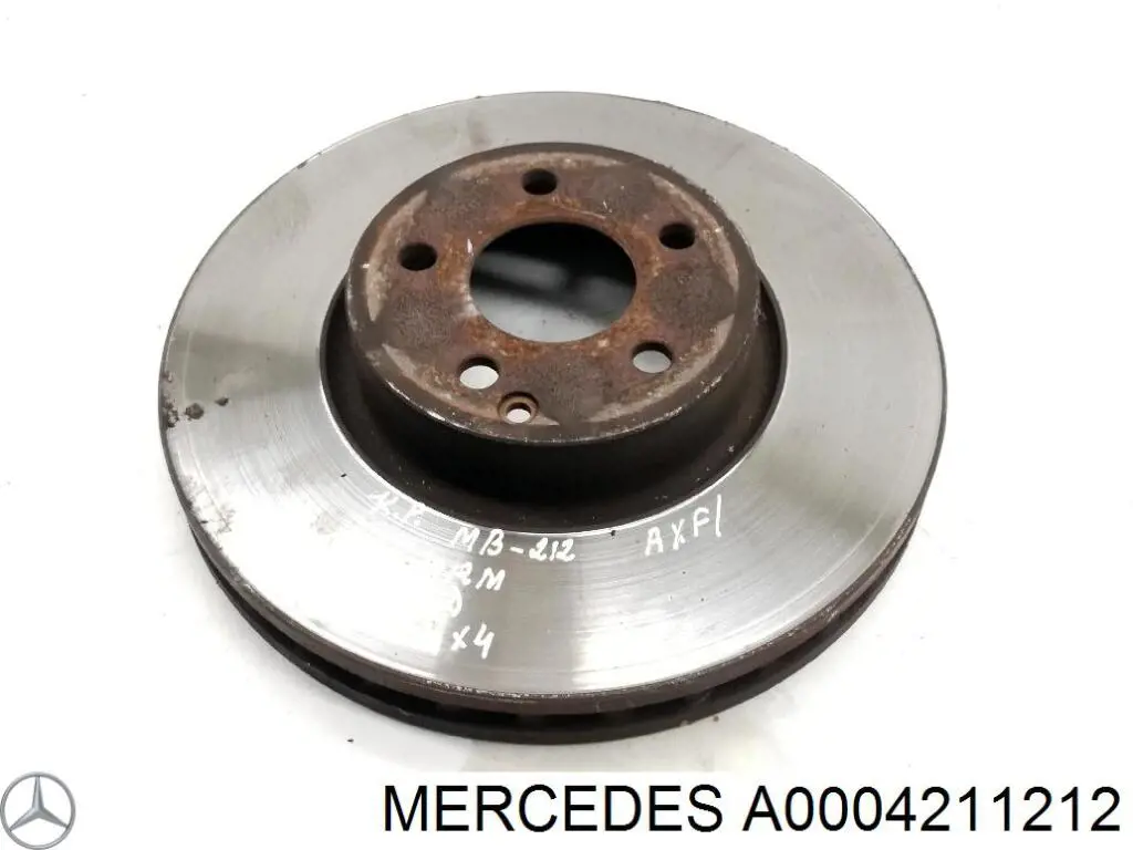 A0004211212 Mercedes Disco do freio dianteiro