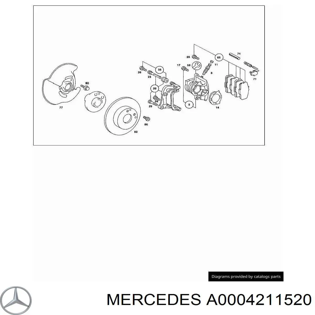  Mercedes A0004211520 preço, a partir de 17,52 USD