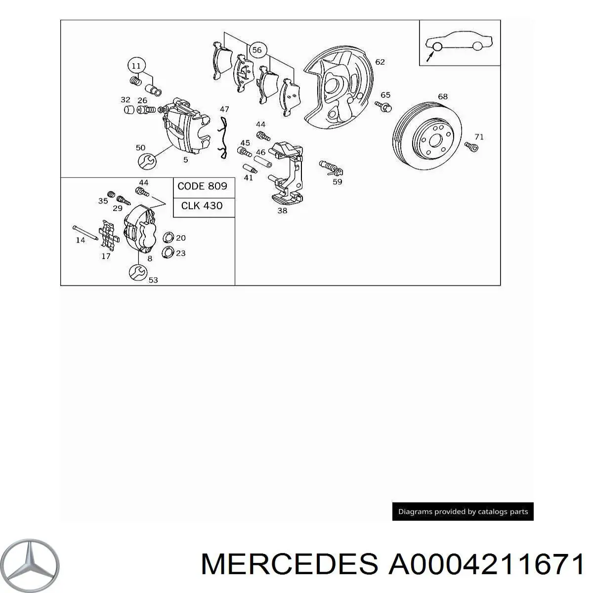  Mercedes A0004211671 preço, a partir de 9,97 USD
