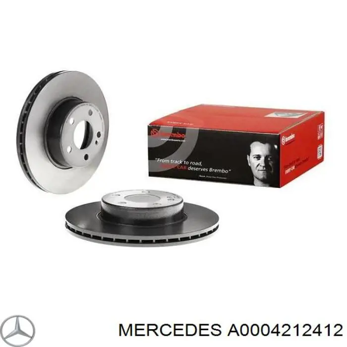 Compre A0004212412 Mercedes Disco do freio dianteiro