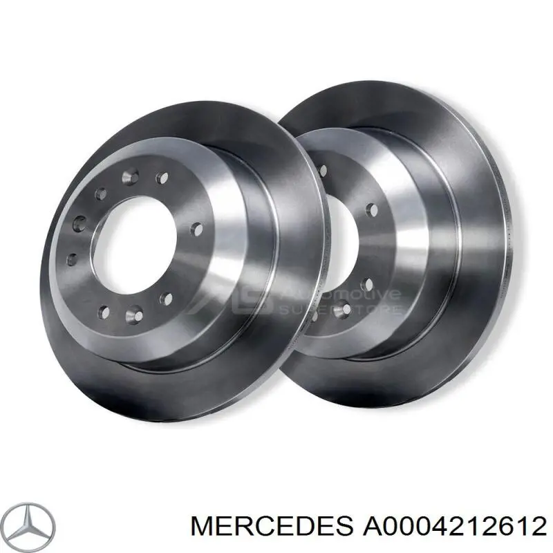 Disco do freio dianteiro A0004212612 Mercedes