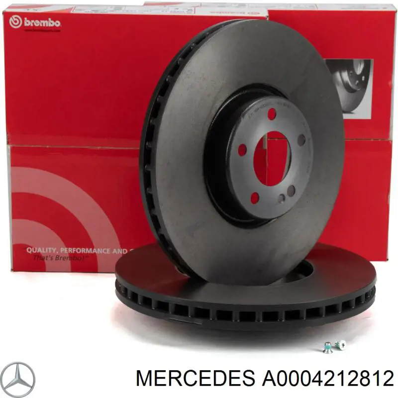 A0004212812 Mercedes Disco do freio dianteiro