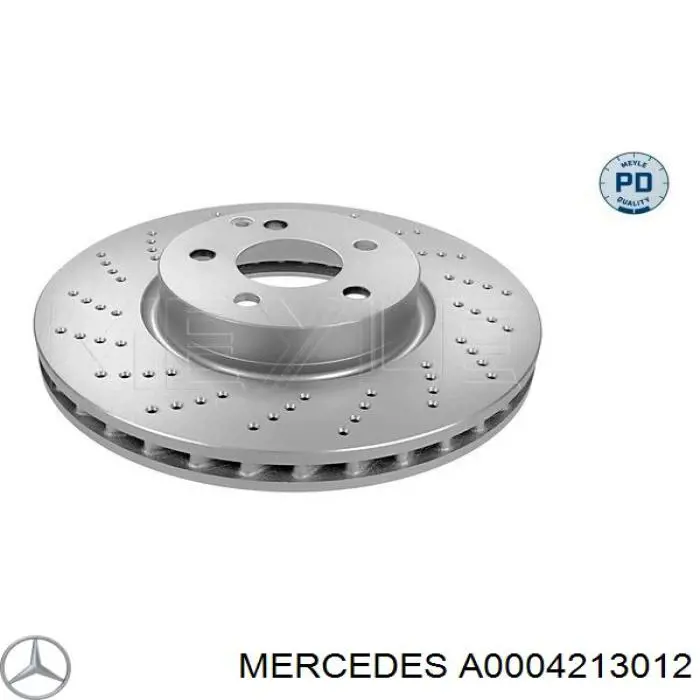Disco do freio dianteiro Mercedes A0004213012 preço, a partir de 62,43 EUR