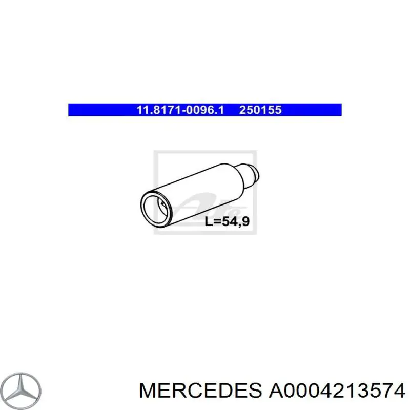A0004213574 Mercedes Guia de suporte dianteiro