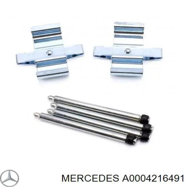 Compre A0004216491 Mercedes Kit de reparação das sapatas do freio