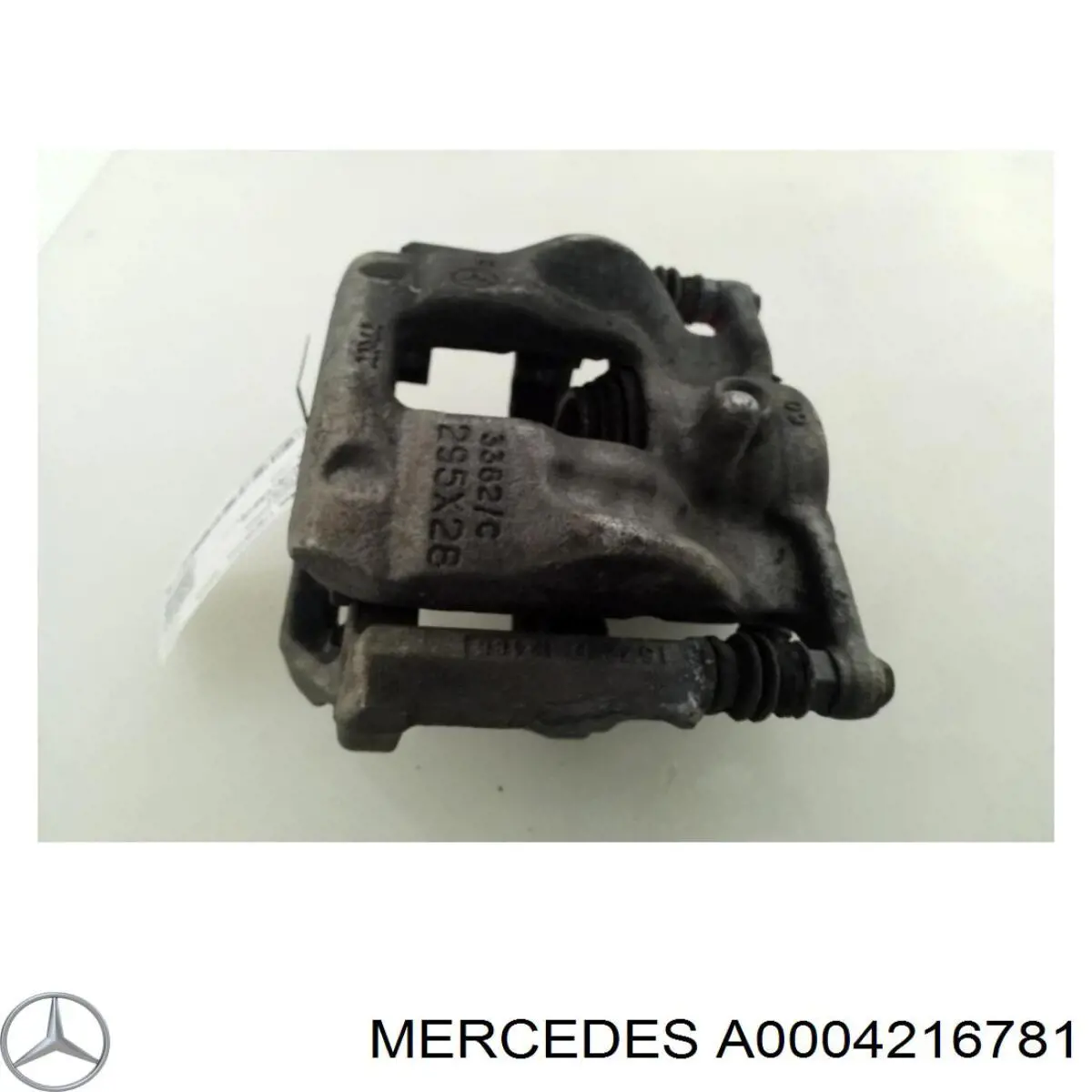 A0004216781 Mercedes Suporte do freio dianteiro esquerdo