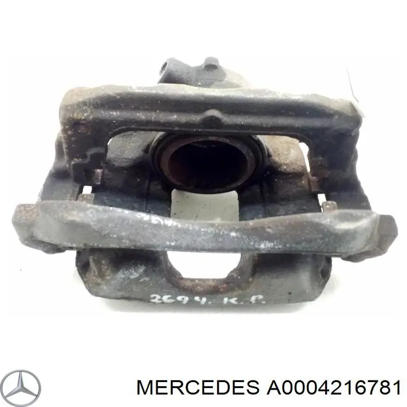 Compre A0004216781 Mercedes Suporte do freio dianteiro esquerdo