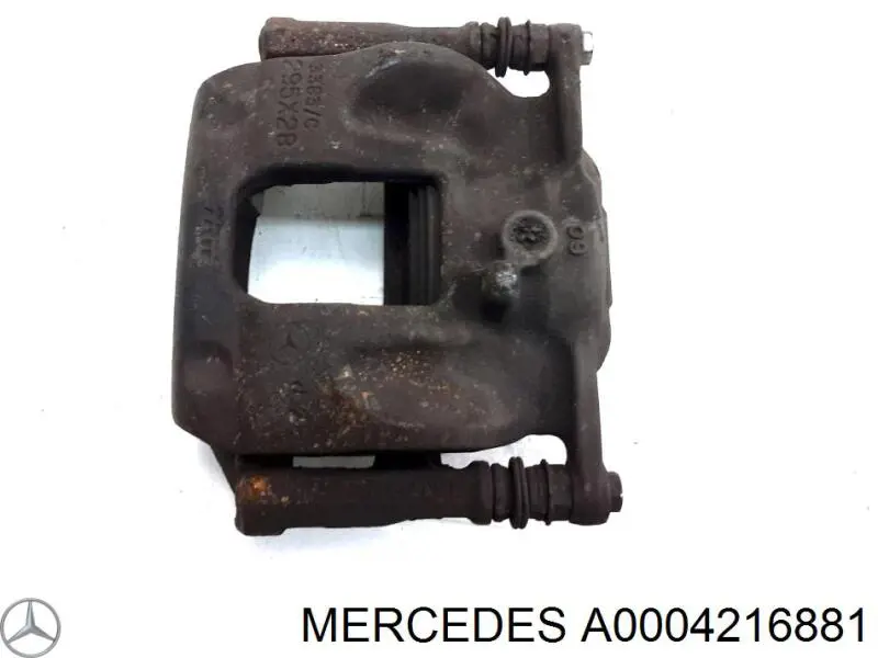 A0004216881 Mercedes Suporte do freio dianteiro direito