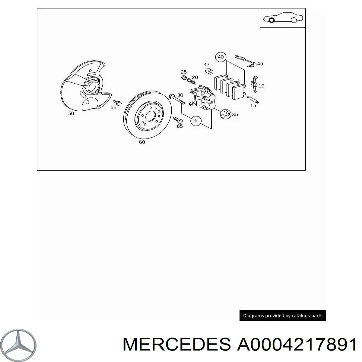  Mercedes A0004217891 preço, a partir de 34,09 USD