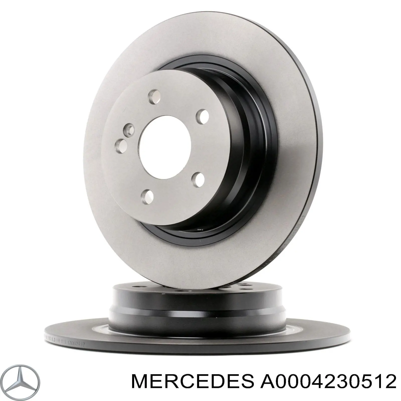 A0004230512 Mercedes Disco do freio traseiro