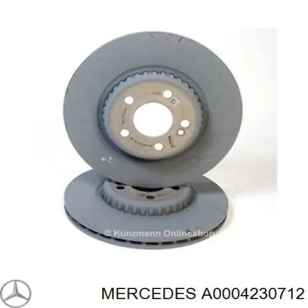 A0004230712 Mercedes Disco do freio traseiro