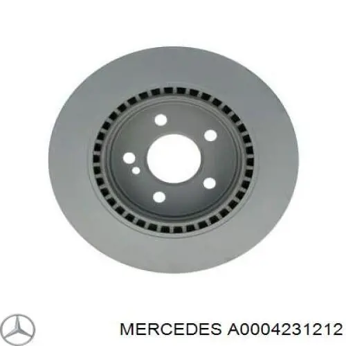 A0004231212 Mercedes Disco do freio traseiro