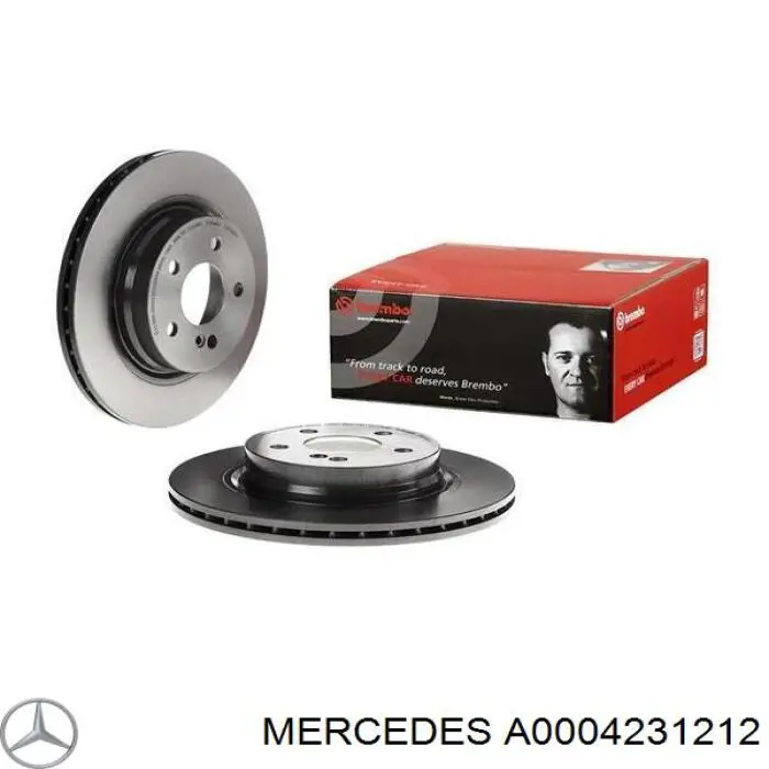 Disco do freio traseiro Mercedes A0004231212 preço, a partir de 63,07 USD