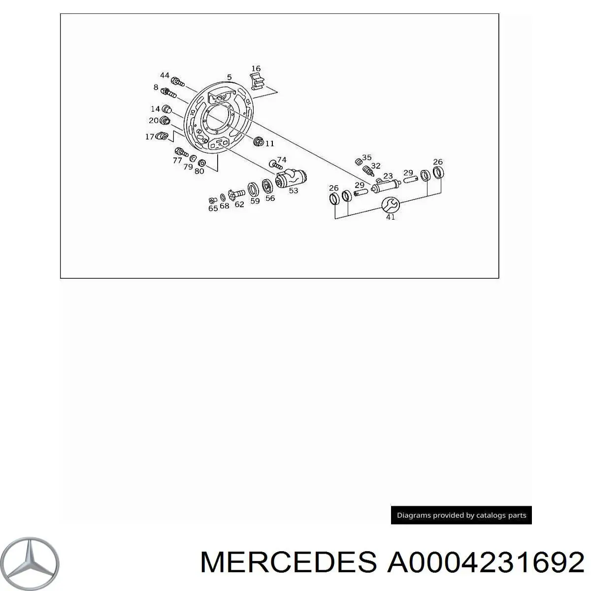 A0004231692 Mercedes 