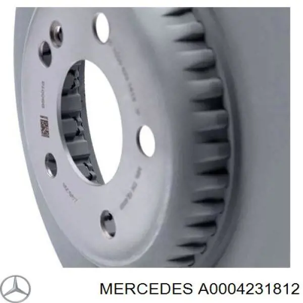 Compre A000423181269 Mercedes Disco do freio traseiro