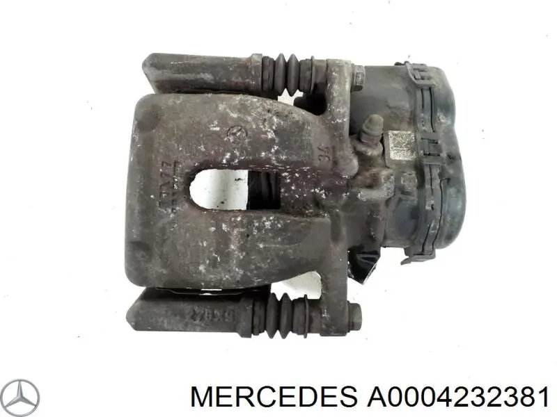 A0004232381 Mercedes Suporte do freio traseiro esquerdo