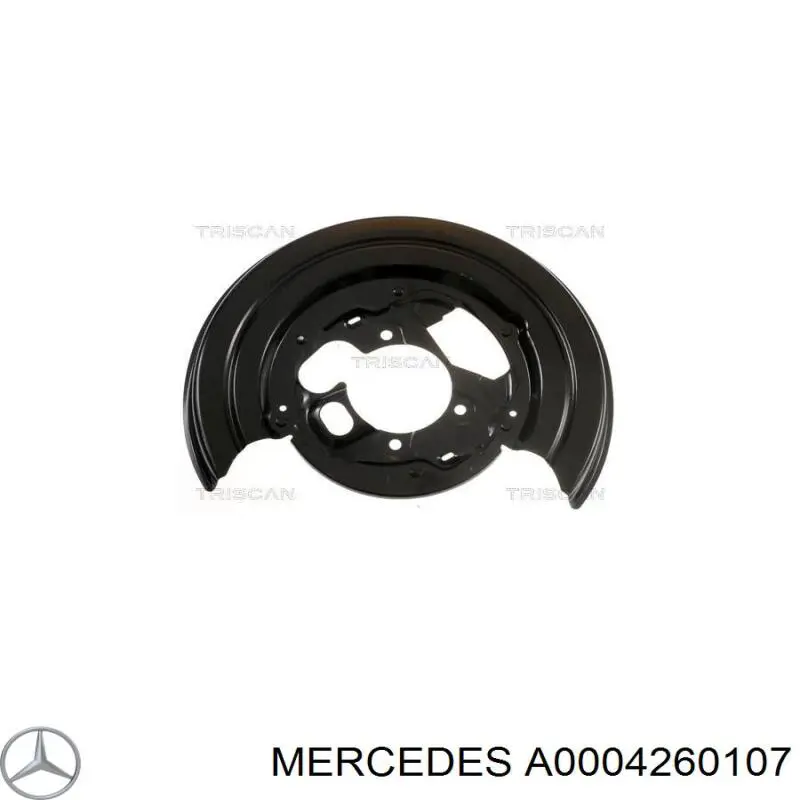 Proteção direita do freio de disco traseiro Mercedes A0004260107 preço, a partir de 36,25 USD