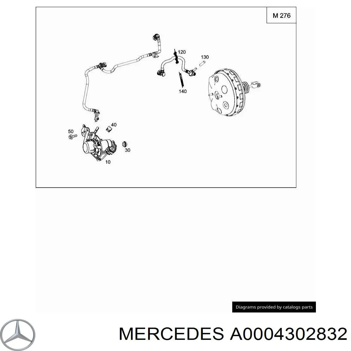 A0004302832 Mercedes 