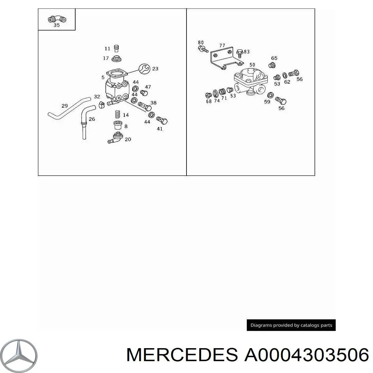 490727 Diesel Technic Kit de reparação de regulador de pressão dos freios (de regulador das forças de frenagem)