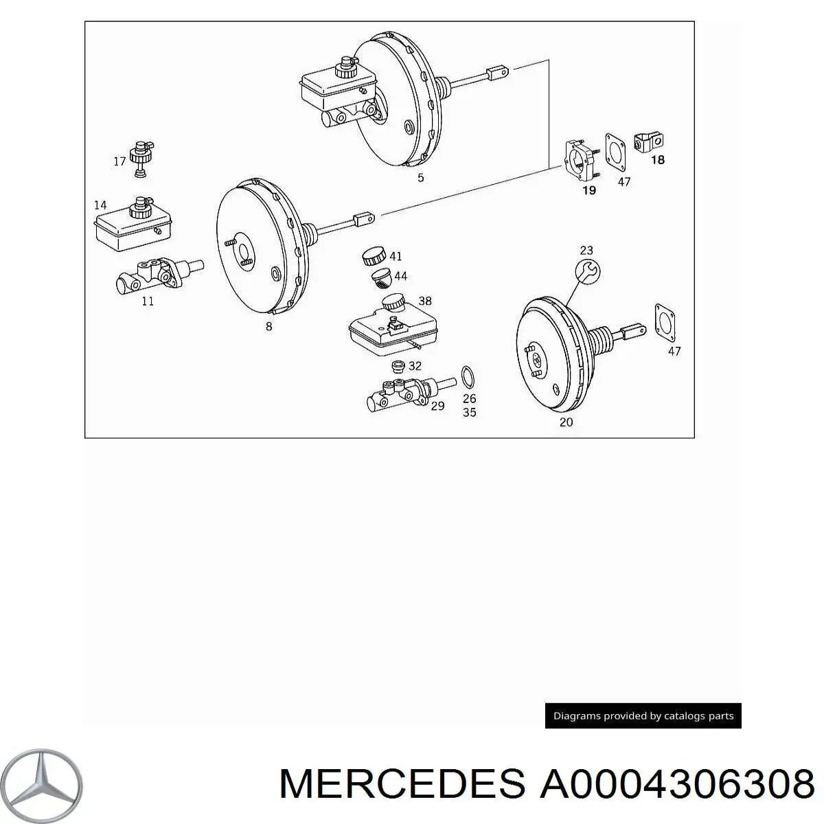 A0004306308 Mercedes 