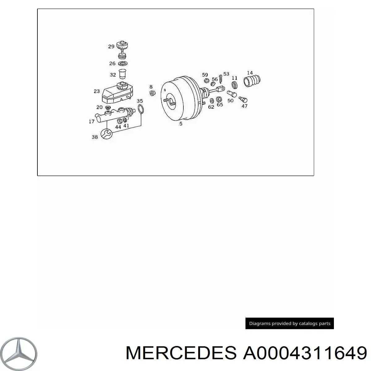 A0004311649 Mercedes 
