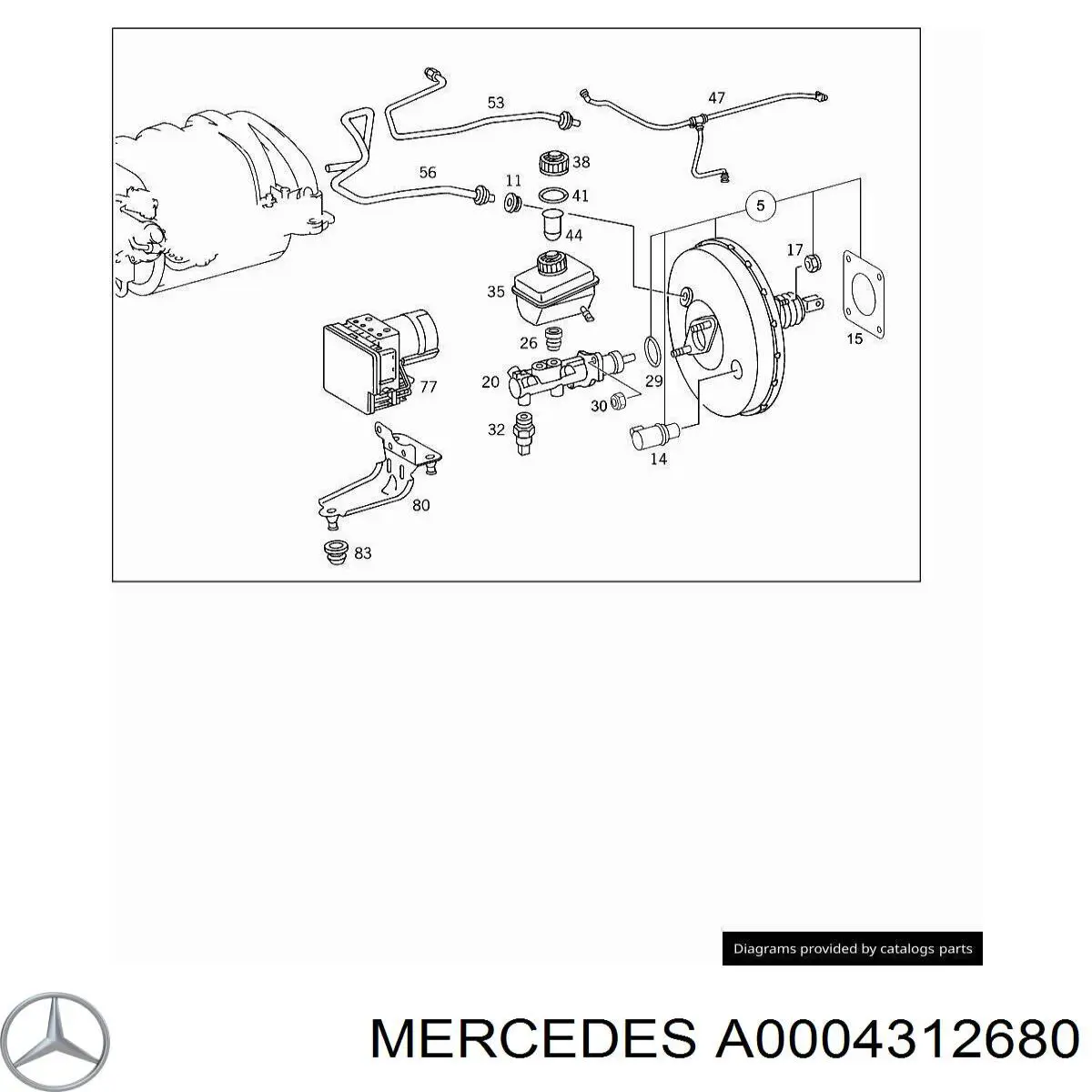 A0004312680 Mercedes 