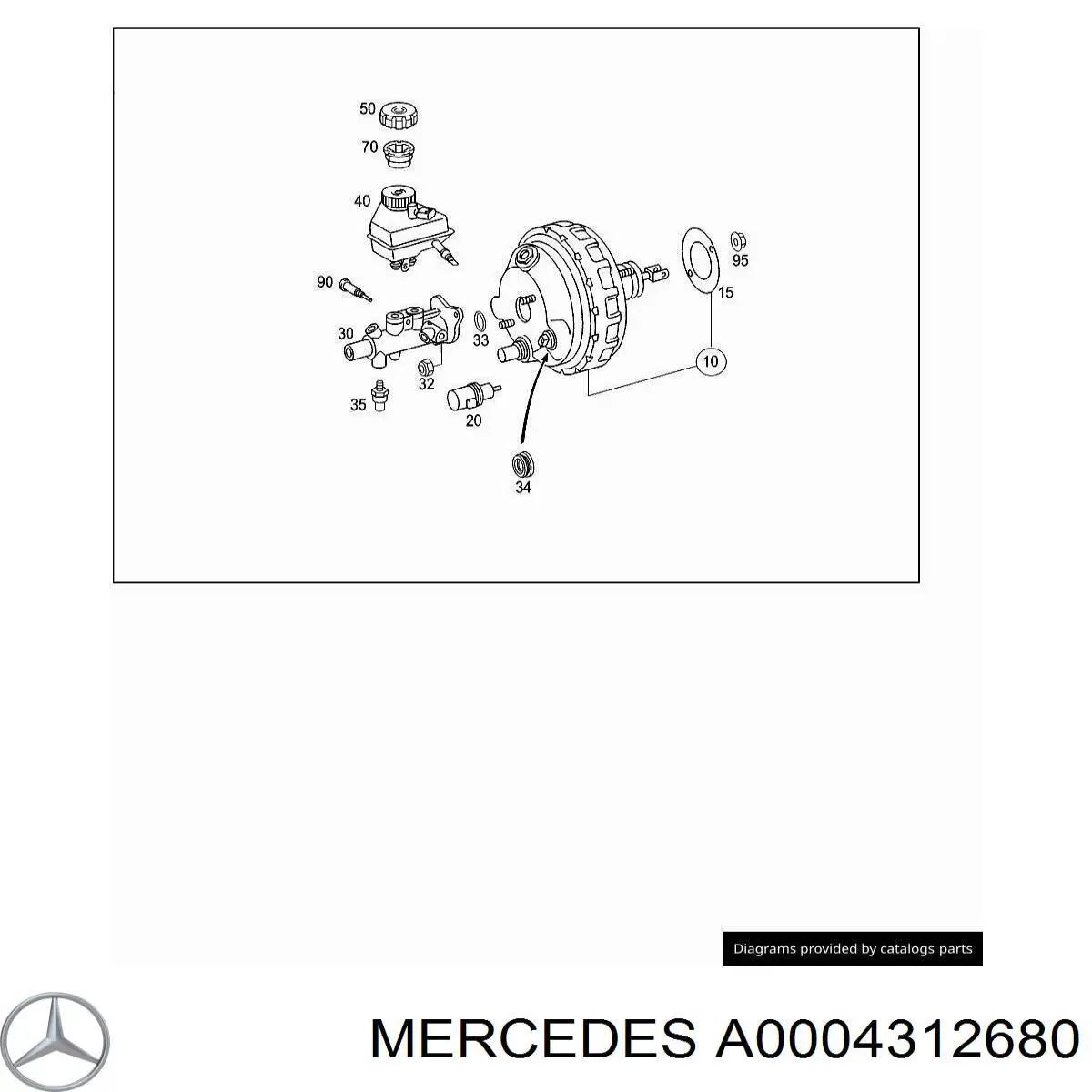  Mercedes A0004312680 preço, a partir de 7,67 USD