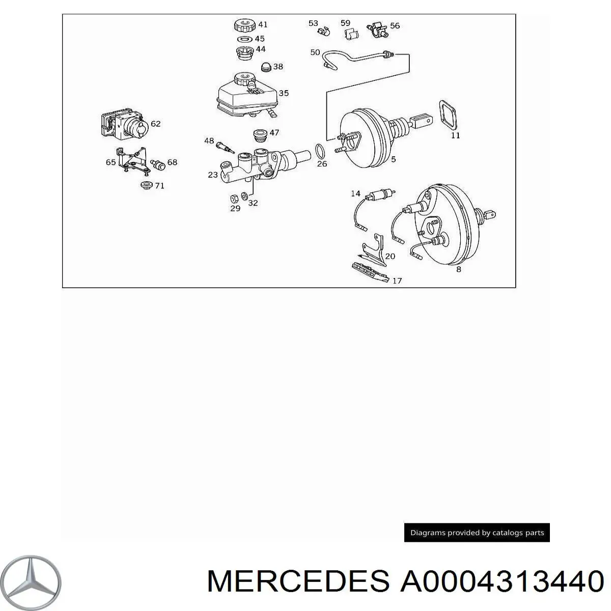 A0004313440 Mercedes 