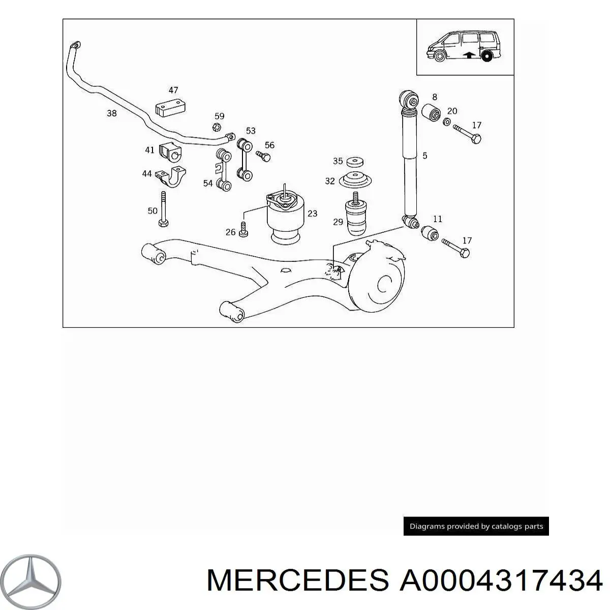 A0004317434 Mercedes 