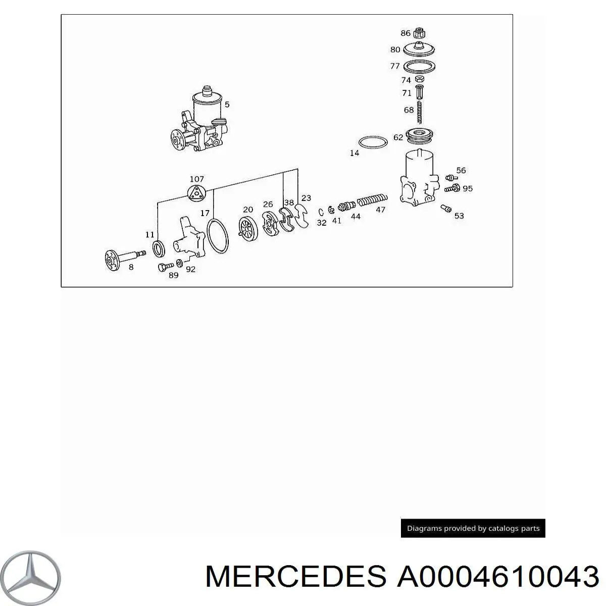 A0004610043 Mercedes 