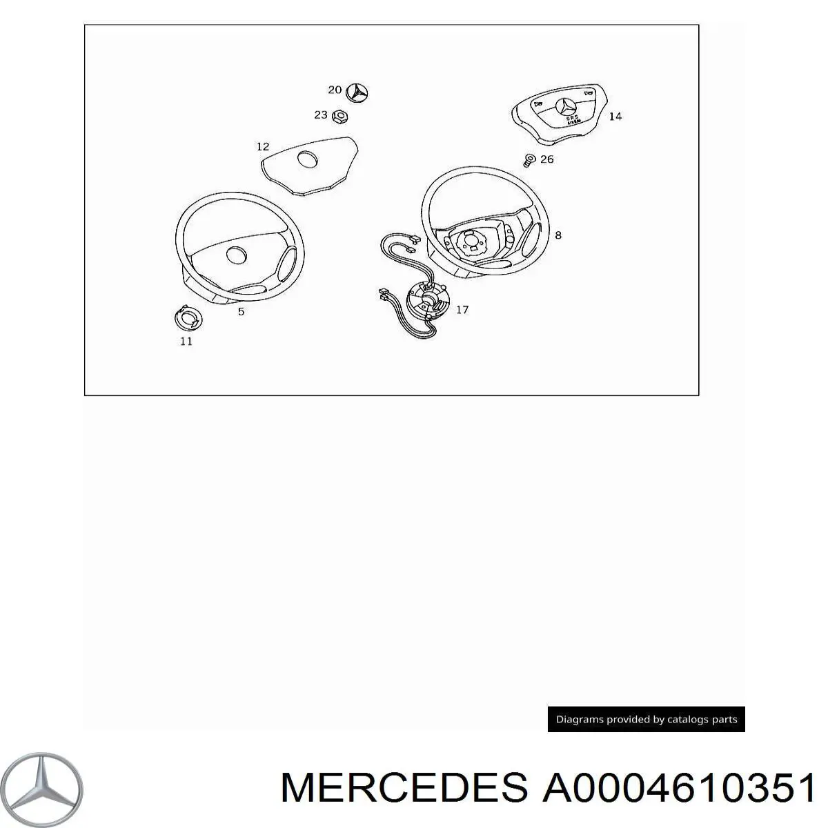 A0004610351 Mercedes 