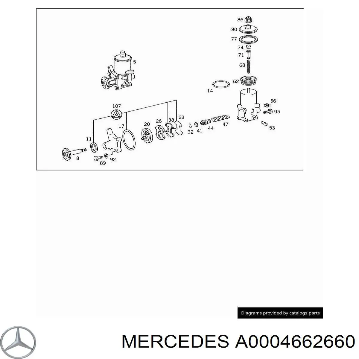  Mercedes A0004662660 preço, a partir de 30,39 USD